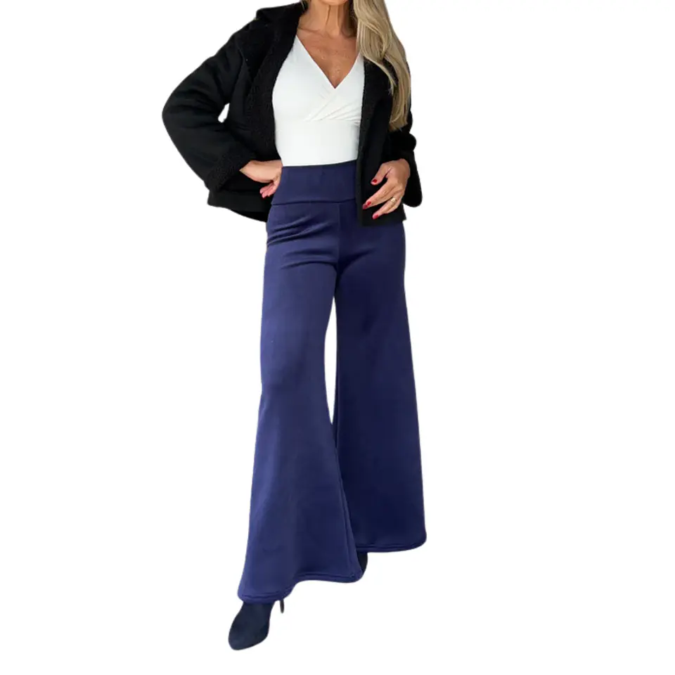 Pantalón Palazzo estilo vintage cotele 15