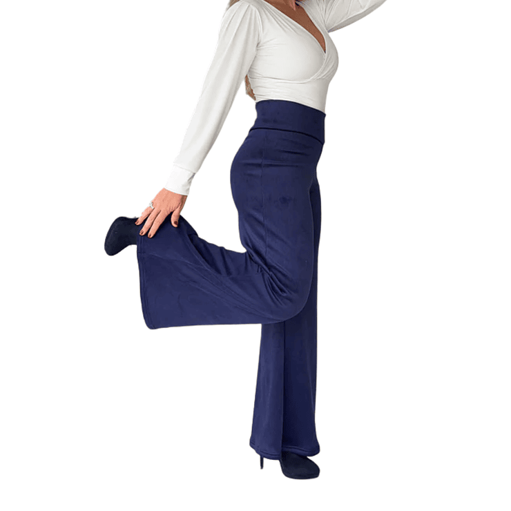 Pantalón Palazzo estilo vintage cotele 16