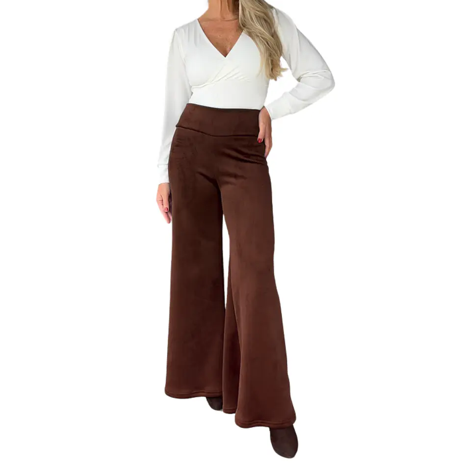 Pantalón Palazzo estilo vintage cotele 20