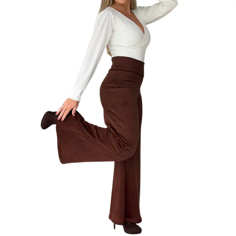 Pantalón Palazzo estilo vintage cotele 21