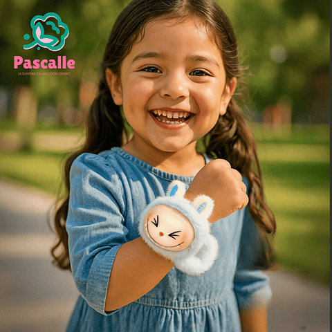 Muñequera Musical Labubu de Peluche para Niños 