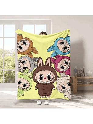 Toalla Playa Infantil 70x140 cm Labubu 