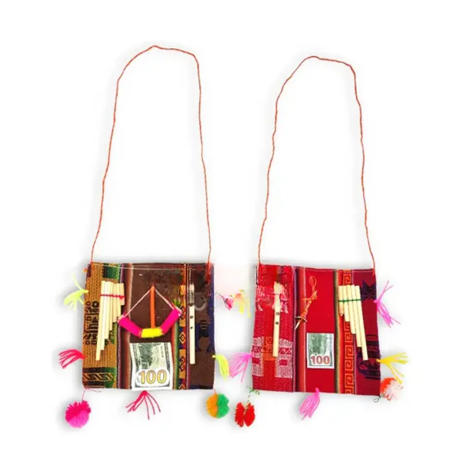 Morral Bolso + Pon Pon Nortino Fiestas Patrias 5