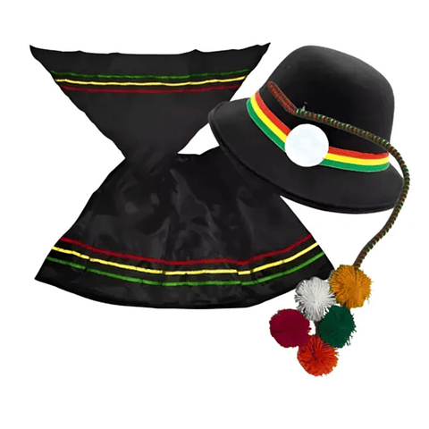 Pack Traje Nortino Infantil Negro