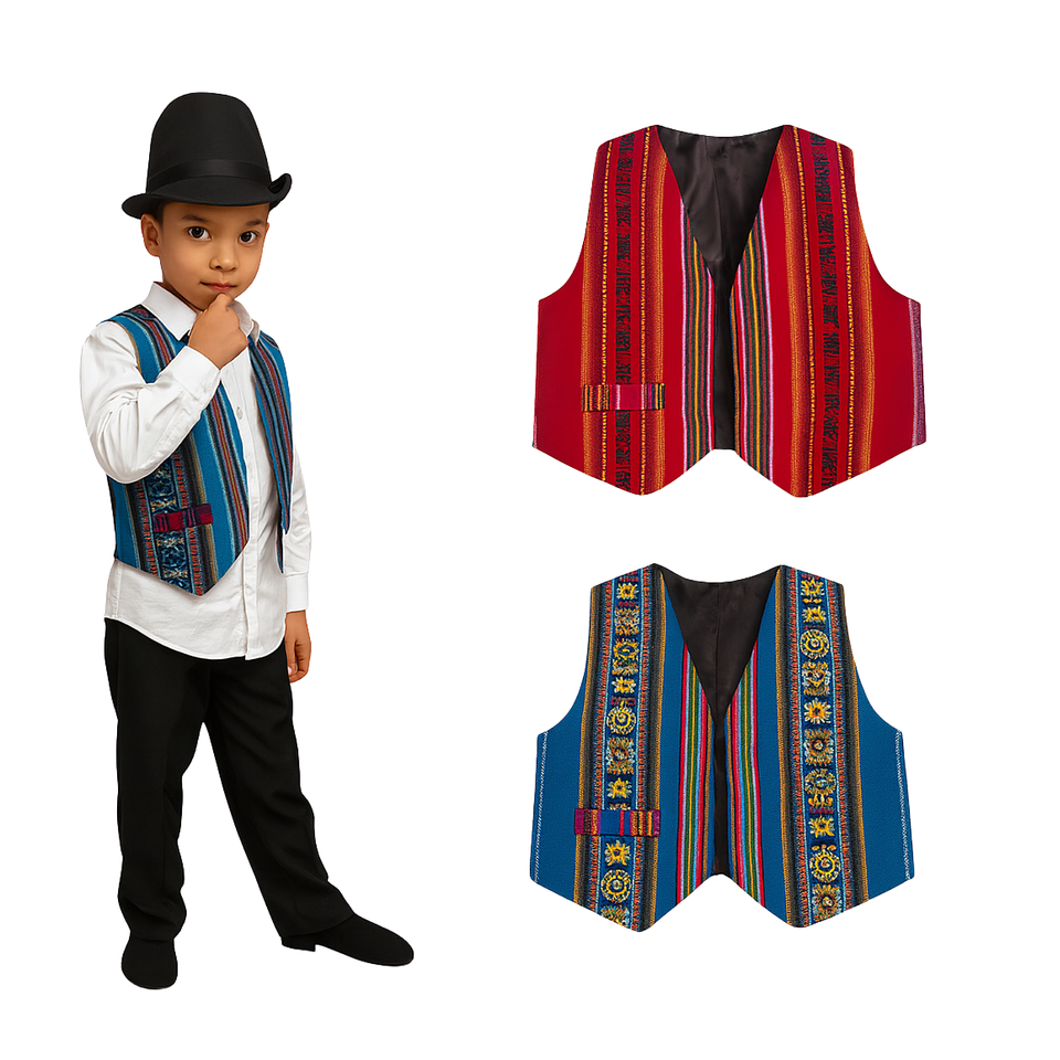 Chaleco - Gillette - Bolero Aguayo  12