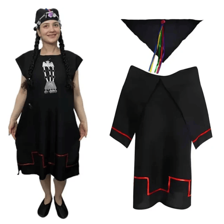 Traje Simple Mapuche Niña  2