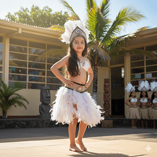 Traje Tipico Pascuence Niñas y Juvenil adulto