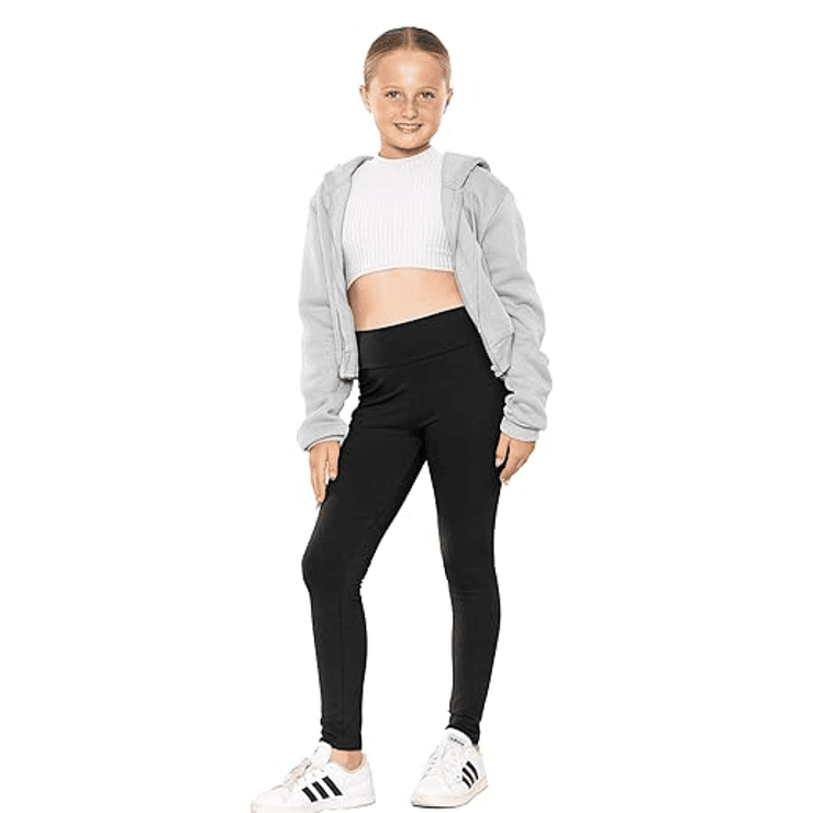 Pack 2 Calza Algodon Negro Infantil  2