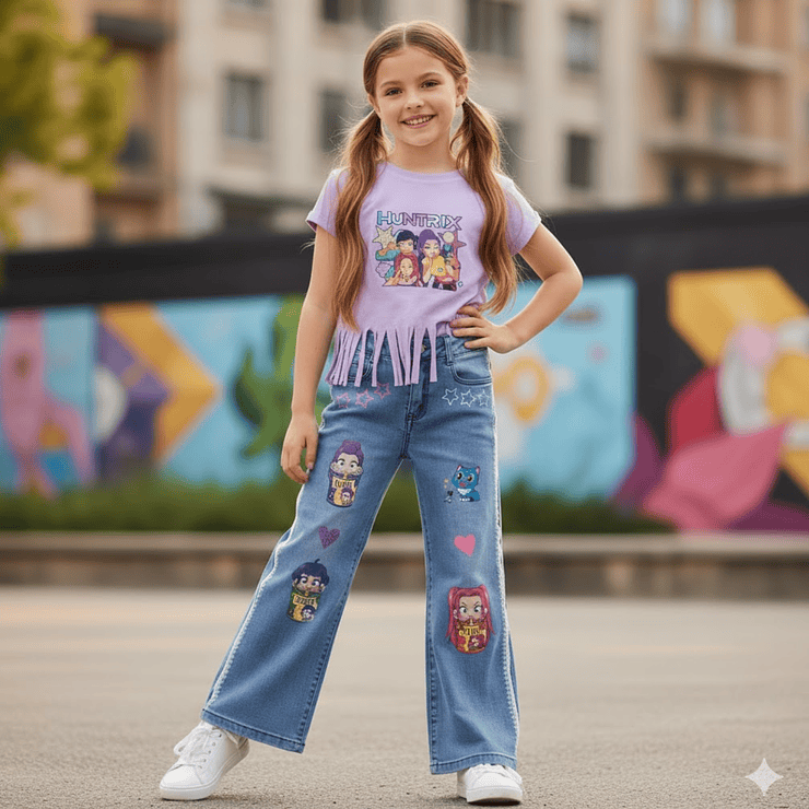 Cropped Top Huntrix Star Power 4