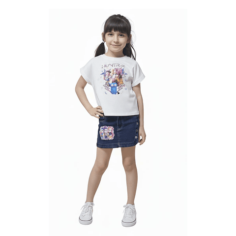 Short-Falda Jeans “K-Pop Huntrix” 🌈