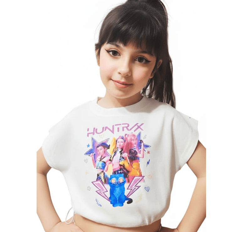 Polera Infantil “Huntrix Star Squad” 1