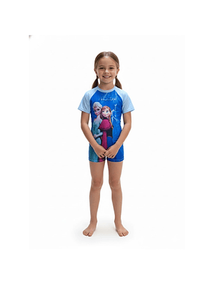 Traje de Baño Enterito Frozen Elsa and Anna