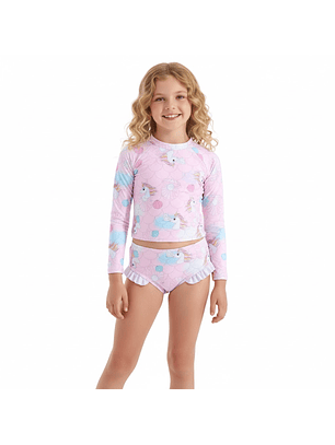 Traje de Baño 2 piezas Unicornio Magico | UPF50+