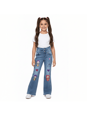 Jeans Infantil “K-Pop Star Glitter