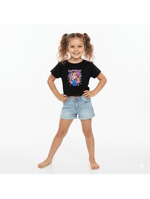 Polera Infantil K-Pop Huntrix Star Power ✨