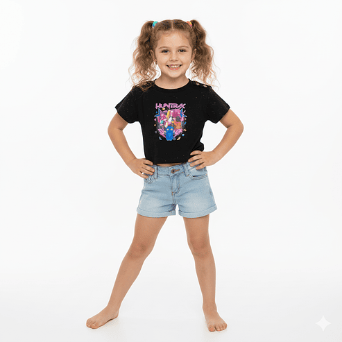 Polera Infantil K-Pop Huntrix Star Power ✨ 1