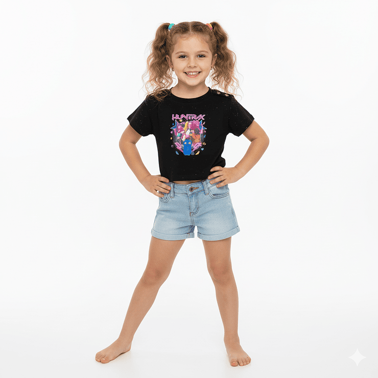 Polera Infantil K-Pop Huntrix Star Power ✨ 1