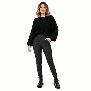 Pantalón Ignacia Slim Fit Forrado en Micropolar