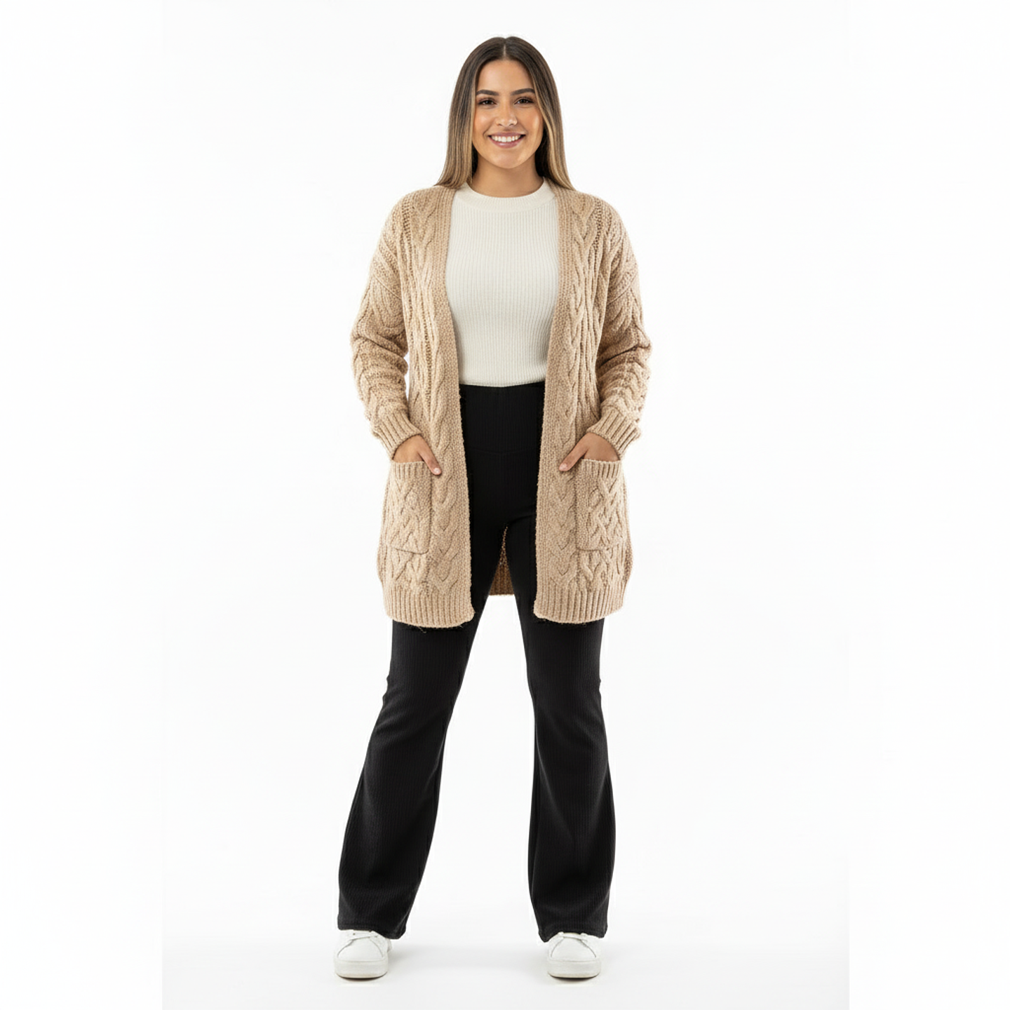 Calza Cotele Flare Forrada en Micropolar 1