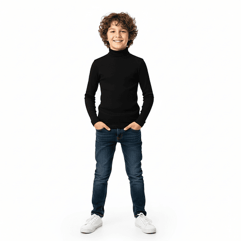  Beatle Manga Larga Infantil