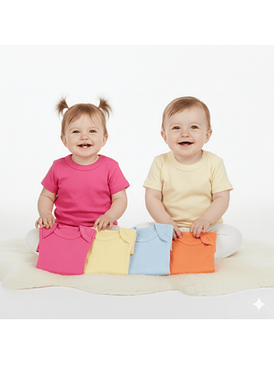 Pack 2 Camisetas Colores Surtidos 