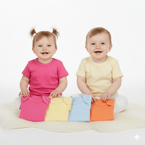 Pack 2 Camisetas Colores Surtidos 