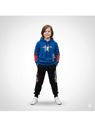 Conjunto “Spiderman Hero” Azul Niño 