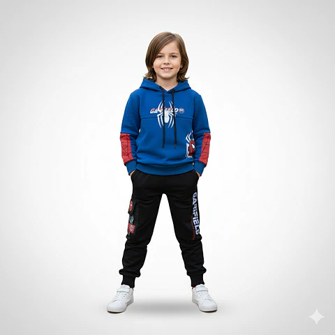 Conjunto “Spiderman Hero” Azul Niño 