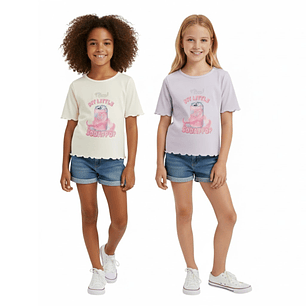 Polera Infantil Soda Pop Algodón Premium