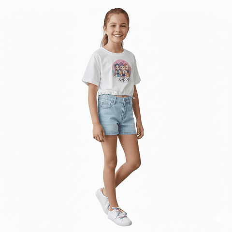 Crop Top Huntrix Gold