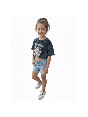 Crop Top Huntrix Washed