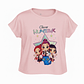 Polera Infantil Huntrix Star Manga Volante - Miniatura 8