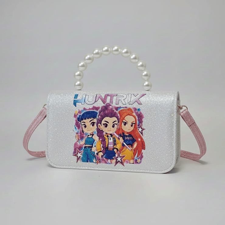 Cartera Infantil Huntrix con Asa de Perlas  6