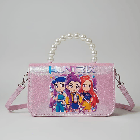 Cartera Infantil Huntrix con Asa de Perlas  9