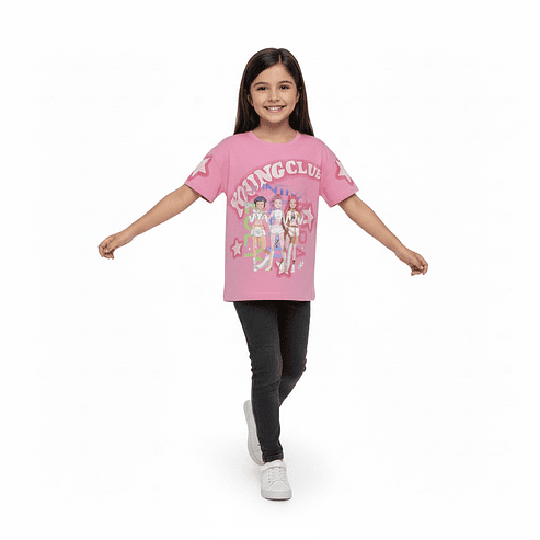 Polera Larga  Huntrix K-Pop “Guerreras Blanco” para Niña 4