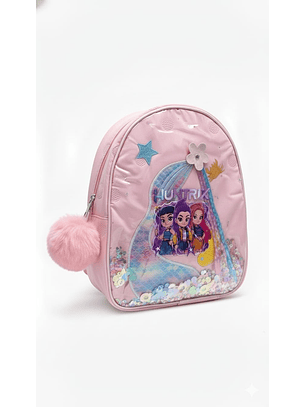 Mochila Infantil Huntrix Corazon Gliter