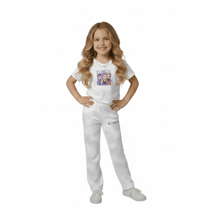 Conjunto Infantil Huntrix Tie Dye 4