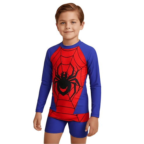 Traje de Baño Spiderman Enterito | UV 50+ 1