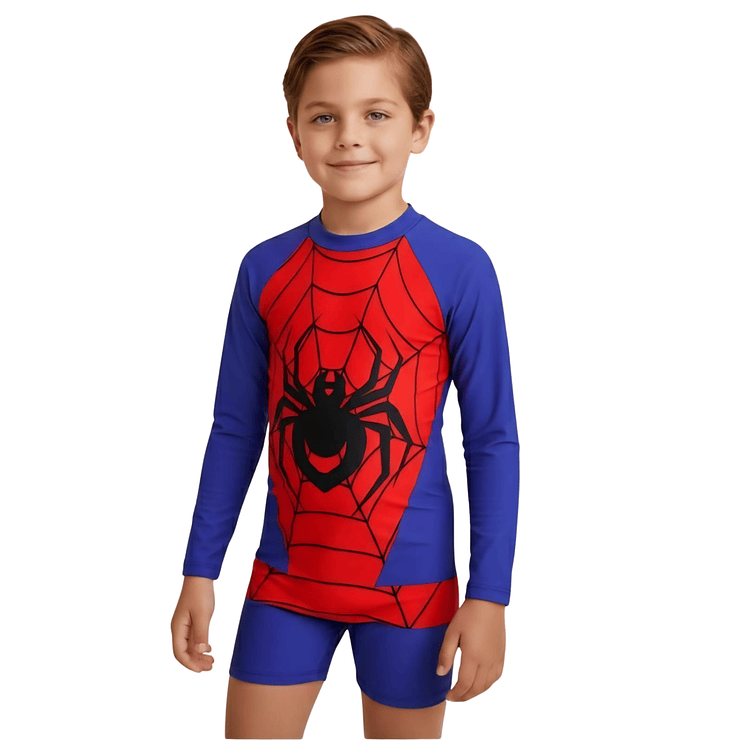 Traje de Baño Spiderman Enterito | UV 50+ 1
