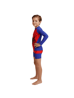 Traje de Baño Spiderman Enterito | UV 50+