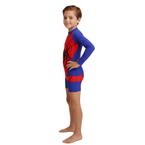 Traje de Baño Spiderman Enterito | UV 50+