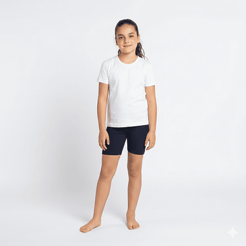 Pack Escolar Calza Corta Algodón Niñas (3 Unidades) – Colores Básicos 1