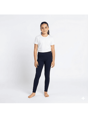 Pack Escolar 2 Calzas Largas de Algodón para Niñas