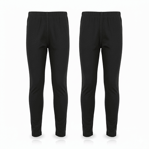 Pack Escolar 2 Calzas Largas de Algodón para Niñas 4