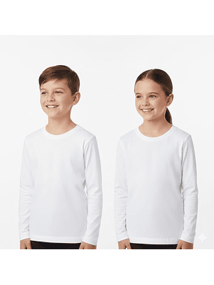 Pack de 2 Camisetas Escolares para Niños