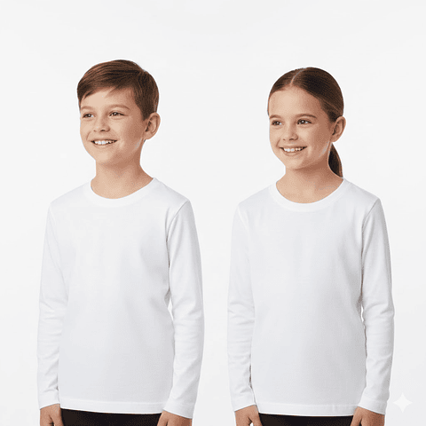 Pack de 3 Camisetas Escolares para Niños