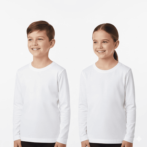 Pack de 2 Camisetas Escolares para Niños 1