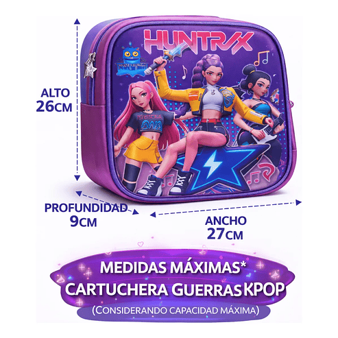 Mochila Guerreras K Pop (no incluye Carro ) 8