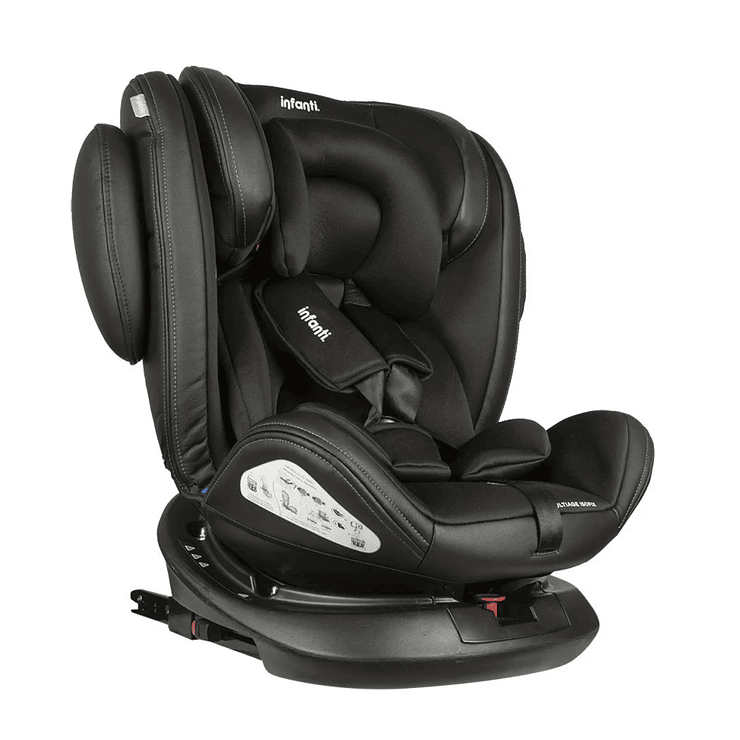  silla de bebé para auto color negro Infanti Multiage 360º 1