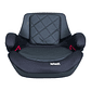Silla De Auto Alzador Go Isofix Black Stone Infanti Color Negro - Miniatura 1